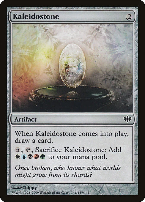 Kaleidostone, carta Magic di tipo Artifact illustrata da Chippy