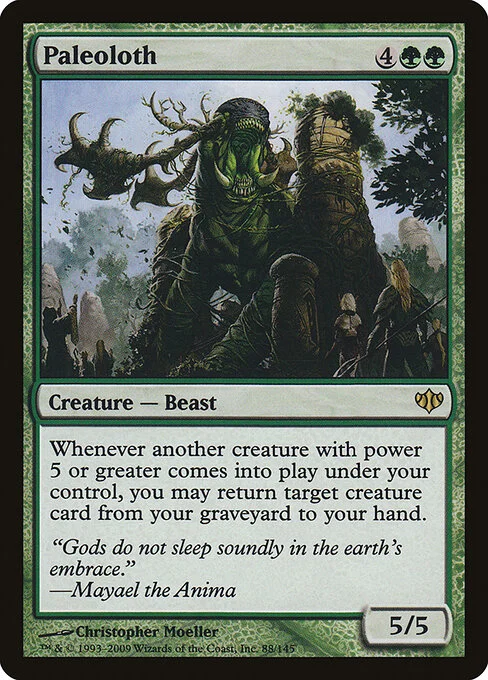 Paleoloth, carta Magic di tipo Creature — Beast illustrata da Christopher Moeller