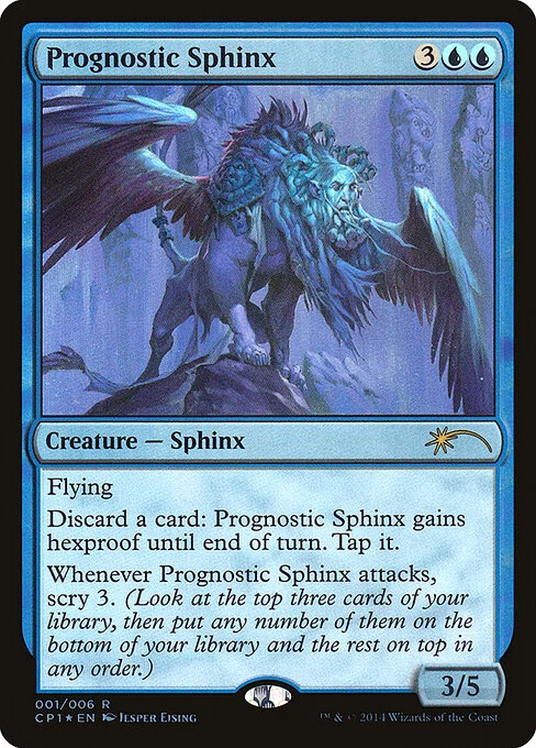 Prognostic Sphinx, carta Magic di tipo Creature — Sphinx illustrata da Jesper Ejsing