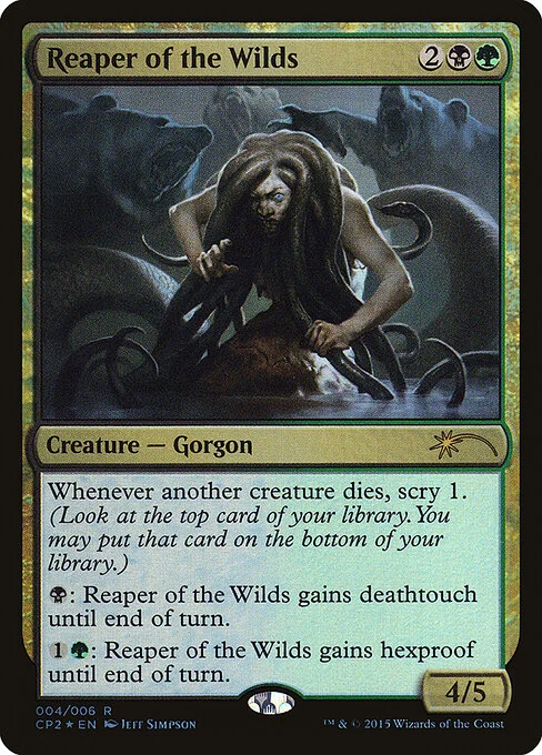 Reaper of the Wilds, carta Magic di tipo Creature — Gorgon illustrata da Jeff Simpson
