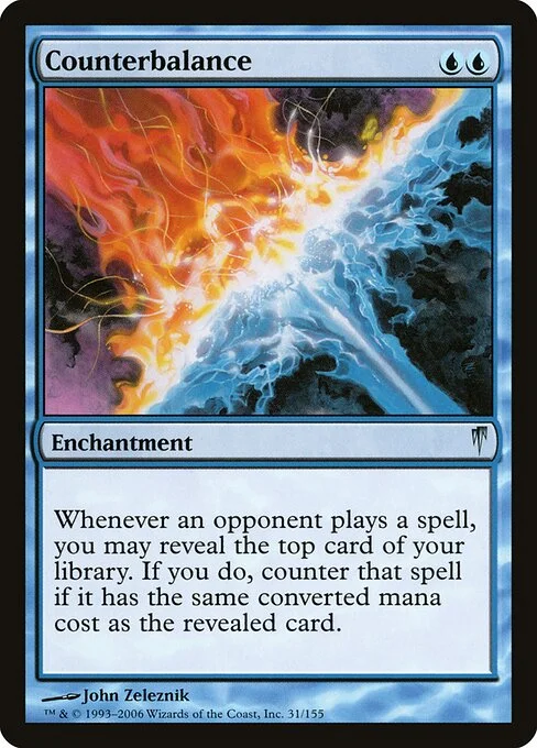 Counterbalance, carta Magic di tipo Enchantment illustrata da John Zeleznik