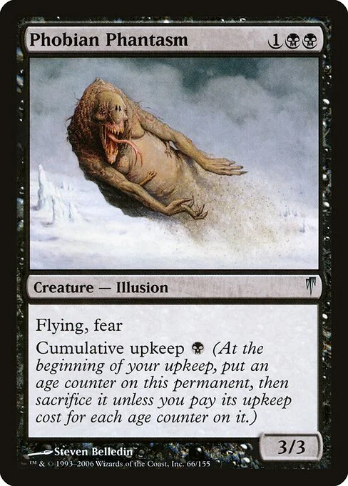 Phobian Phantasm, carta Magic di tipo Creature — Illusion illustrata da Steven Belledin