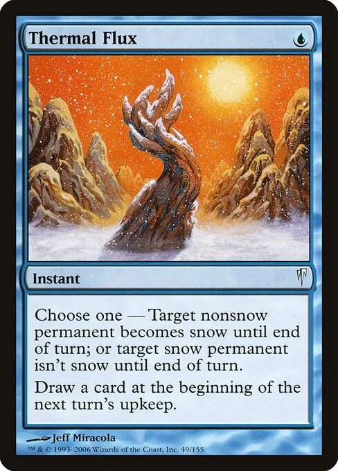 Thermal Flux, carta Magic di tipo Instant illustrata da Jeff Miracola