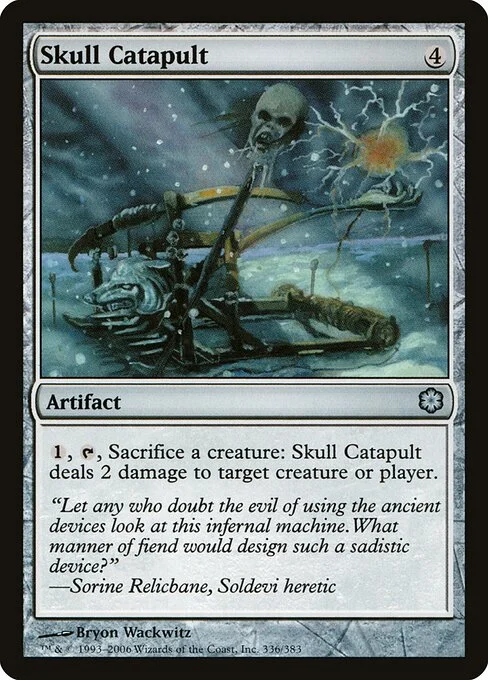 Skull Catapult, carta Magic di tipo Artifact illustrata da Bryon Wackwitz