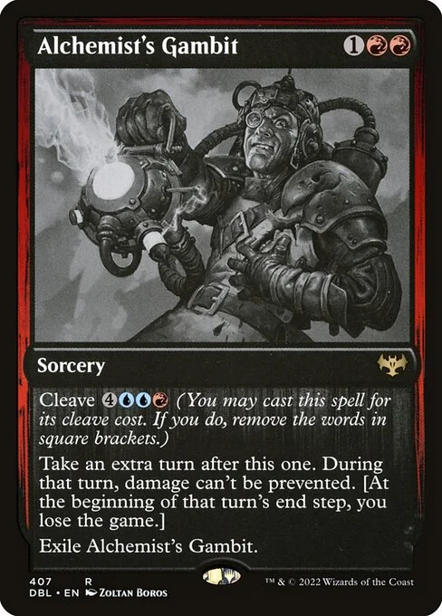Alchemist's Gambit, carta Magic di tipo Sorcery illustrata da Zoltan Boros