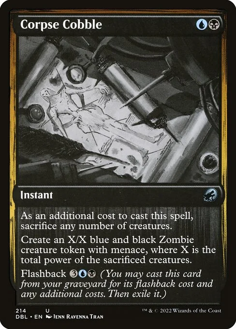 Corpse Cobble, carta Magic di tipo Instant illustrata da Ravenna Tran