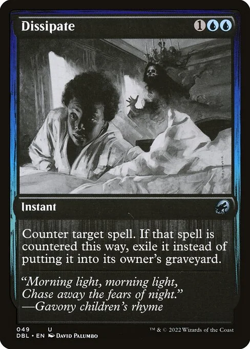 Dissipate, carta Magic di tipo Instant illustrata da David Palumbo