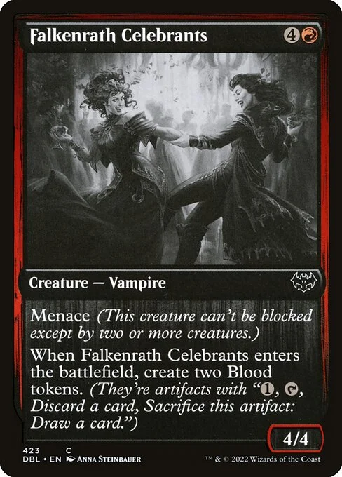 Falkenrath Celebrants, carta Magic di tipo Creature — Vampire illustrata da Anna Steinbauer