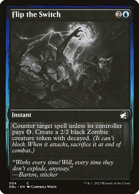 Flip the Switch, carta Magic di tipo Instant illustrata da Campbell White