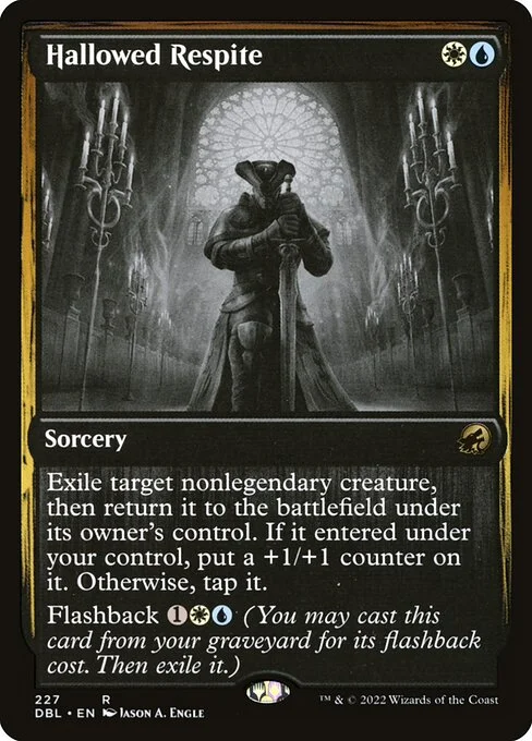 Hallowed Respite, carta Magic di tipo Sorcery illustrata da Jason A. Engle