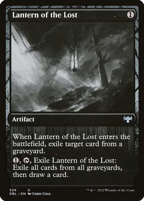 Lantern of the Lost, carta Magic di tipo Artifact illustrata da Chris Cold