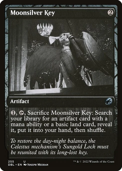 Moonsilver Key, carta Magic di tipo Artifact illustrata da Joseph Meehan