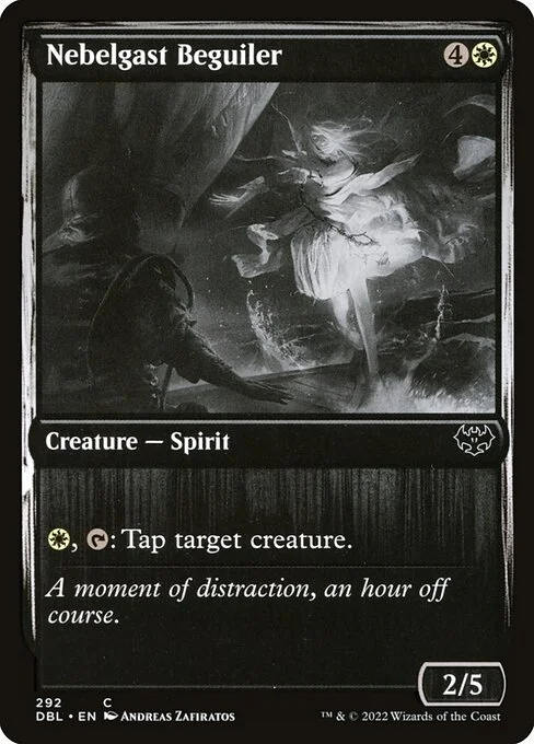 Nebelgast Beguiler, carta Magic di tipo Creature — Spirit illustrata da Andreas Zafiratos