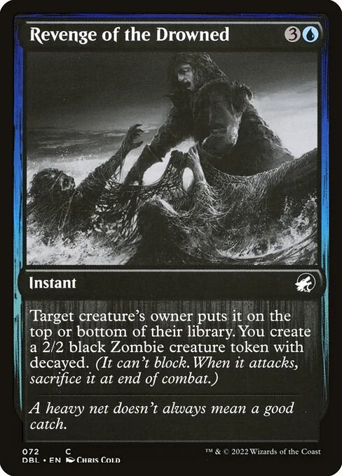 Revenge of the Drowned, carta Magic di tipo Instant illustrata da Chris Cold