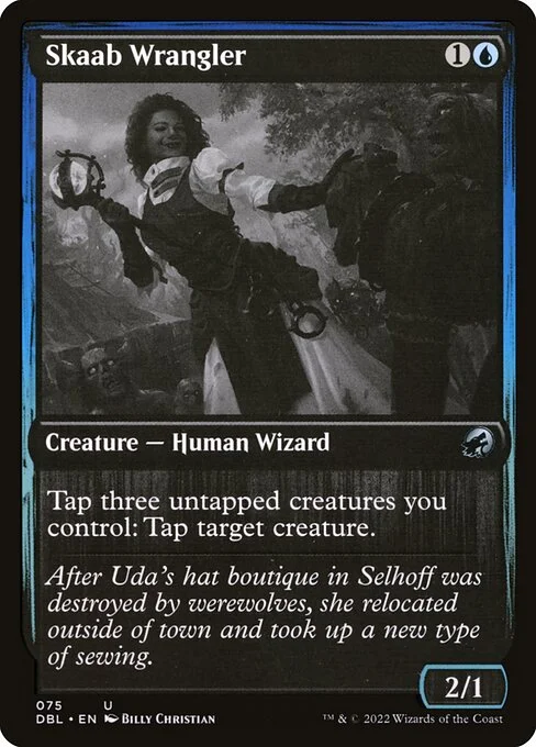 Skaab Wrangler, carta Magic di tipo Creature — Human Wizard illustrata da Billy Christian