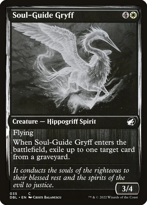 Soul-Guide Gryff, carta Magic di tipo Creature — Hippogriff Spirit illustrata da Cristi Balanescu