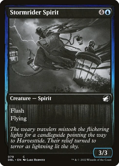 Stormrider Spirit, carta Magic di tipo Creature — Spirit illustrata da Lake Hurwitz