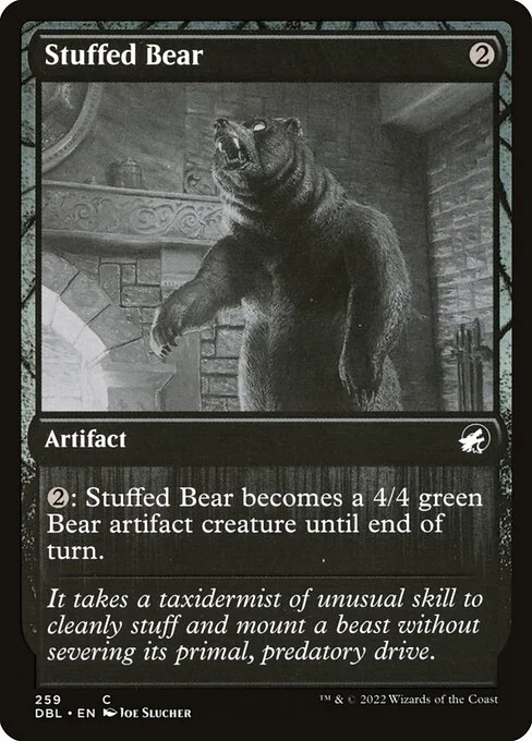 Stuffed Bear, carta Magic di tipo Artifact illustrata da Joe Slucher