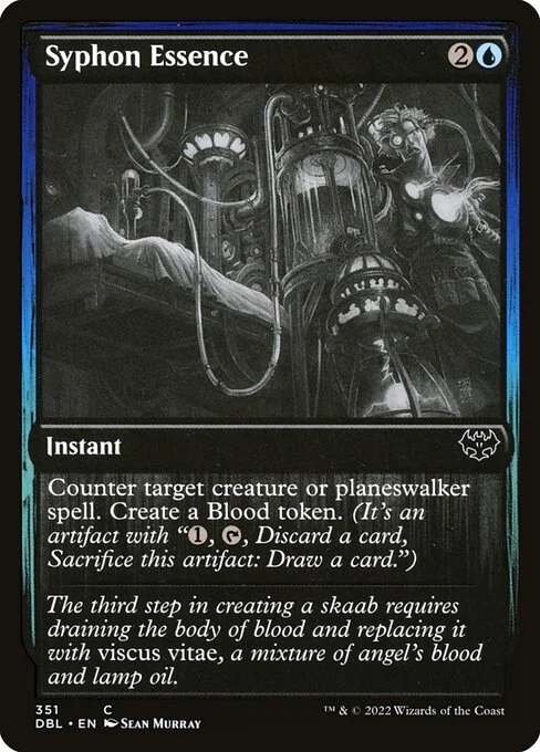 Syphon Essence, carta Magic di tipo Instant illustrata da Sean Murray