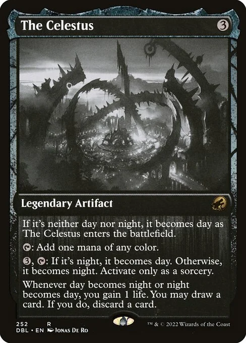 The Celestus, carta Magic di tipo Legendary Artifact illustrata da Jonas De Ro