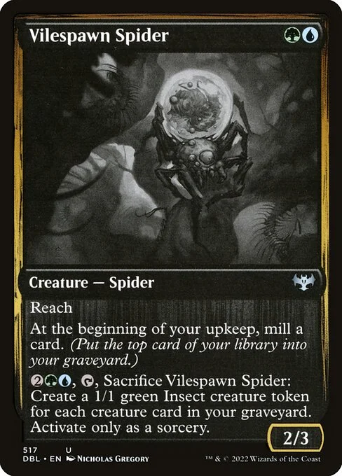 Vilespawn Spider, carta Magic di tipo Creature — Spider illustrata da Nicholas Gregory