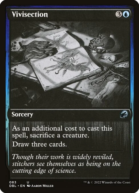 Vivisection, carta Magic di tipo Sorcery illustrata da Aaron Miller