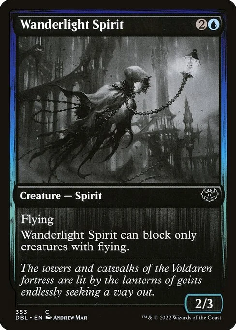 Wanderlight Spirit, carta Magic di tipo Creature — Spirit illustrata da Andrew Mar