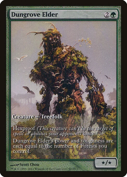 Dungrove Elder, carta Magic di tipo Creature — Treefolk illustrata da Scott Chou