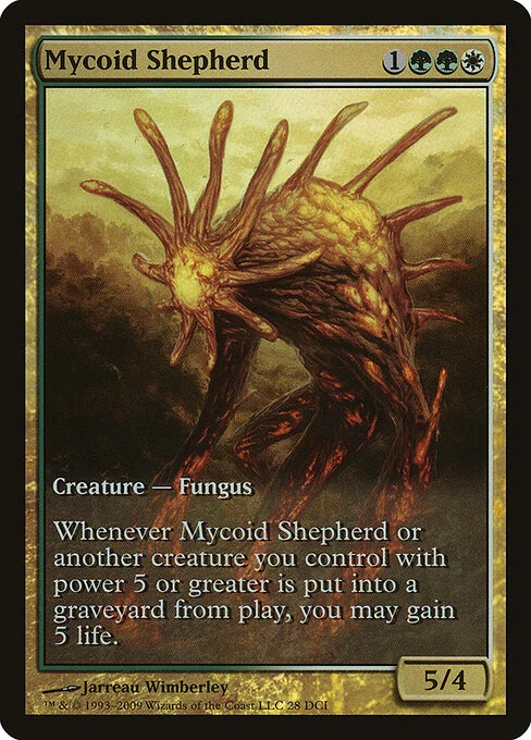 Mycoid Shepherd, carta Magic di tipo Creature — Fungus illustrata da Jarreau Wimberly