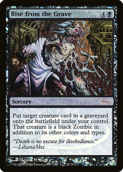 Rise from the Grave, carta Magic di tipo Sorcery illustrata da Thomas M. Baxa