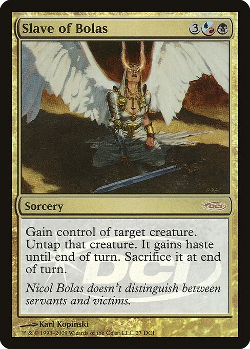 Slave of Bolas, carta Magic di tipo Sorcery illustrata da Karl Kopinski