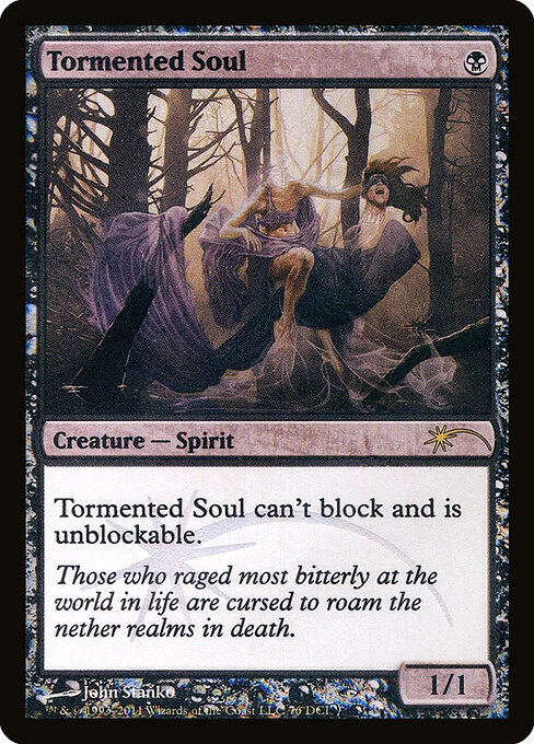 Tormented Soul, carta Magic di tipo Creature — Spirit illustrata da John Stanko