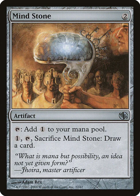 Mind Stone, carta Magic di tipo Artifact illustrata da Adam Rex
