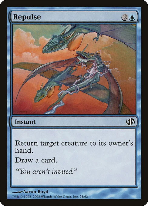 Repulse, carta Magic di tipo Instant illustrata da Aaron Boyd