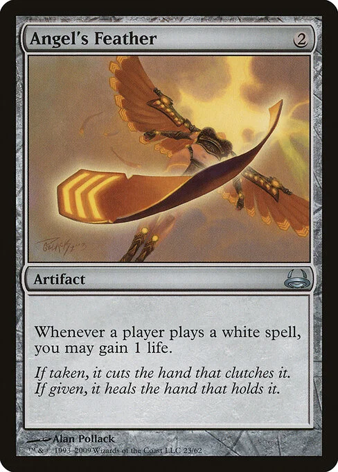 Angel's Feather, carta Magic di tipo Artifact illustrata da Alan Pollack