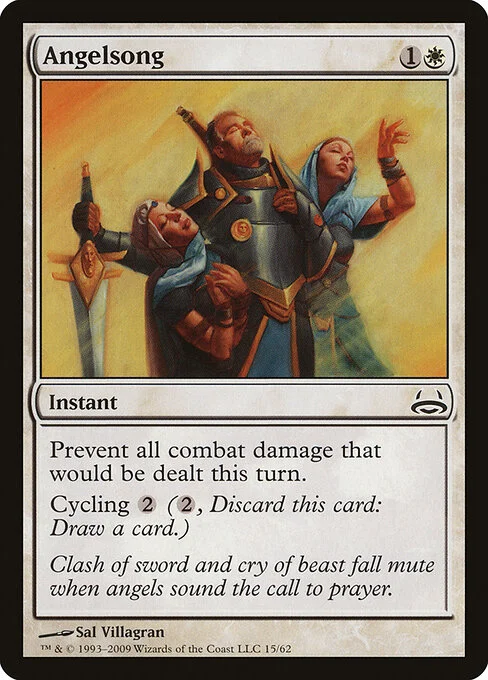 Angelsong, carta Magic di tipo Instant illustrata da Sal Villagran