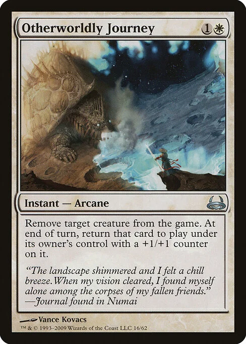 Otherworldly Journey, carta Magic di tipo Instant — Arcane illustrata da Vance Kovacs