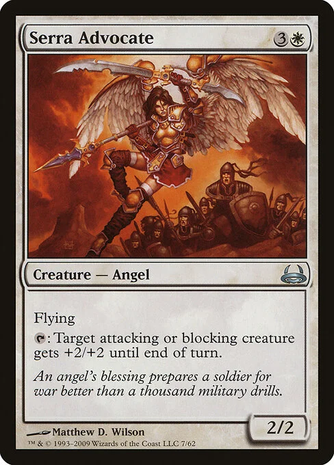 Serra Advocate, carta Magic di tipo Creature — Angel illustrata da Matthew D. Wilson