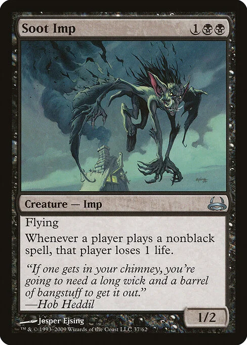 Soot Imp, carta Magic di tipo Creature — Imp illustrata da Jesper Ejsing