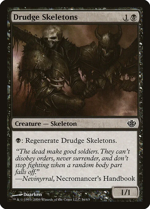 Drudge Skeletons, carta Magic di tipo Creature — Skeleton illustrata da Daarken