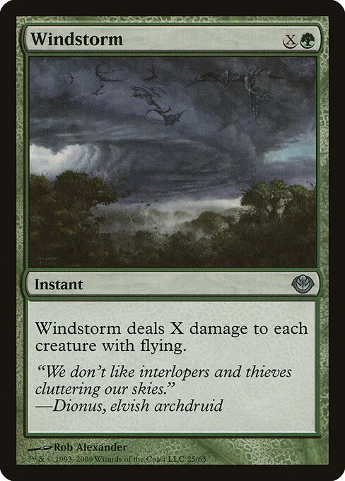 Windstorm, carta Magic di tipo Instant illustrata da Rob Alexander