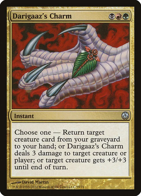 Darigaaz's Charm, carta Magic di tipo Instant illustrata da David Martin