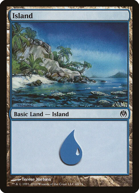Island, carta Magic di tipo Basic Land — Island illustrata da Terese Nielsen