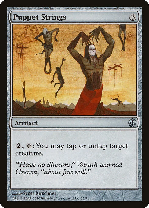 Puppet Strings, carta Magic di tipo Artifact illustrata da Scott Kirschner