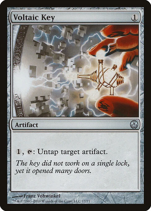 Voltaic Key, carta Magic di tipo Artifact illustrata da Franz Vohwinkel