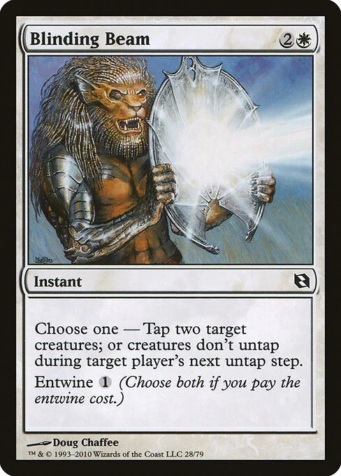 Blinding Beam, carta Magic di tipo Instant illustrata da Doug Chaffee
