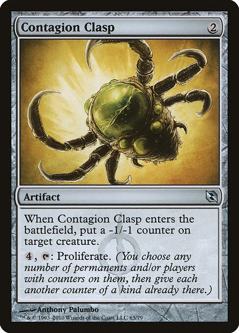 Contagion Clasp, carta Magic di tipo Artifact illustrata da Anthony Palumbo