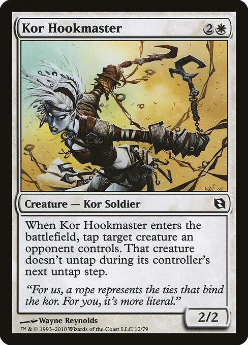 Kor Hookmaster, carta Magic di tipo Creature — Kor Soldier illustrata da Wayne Reynolds