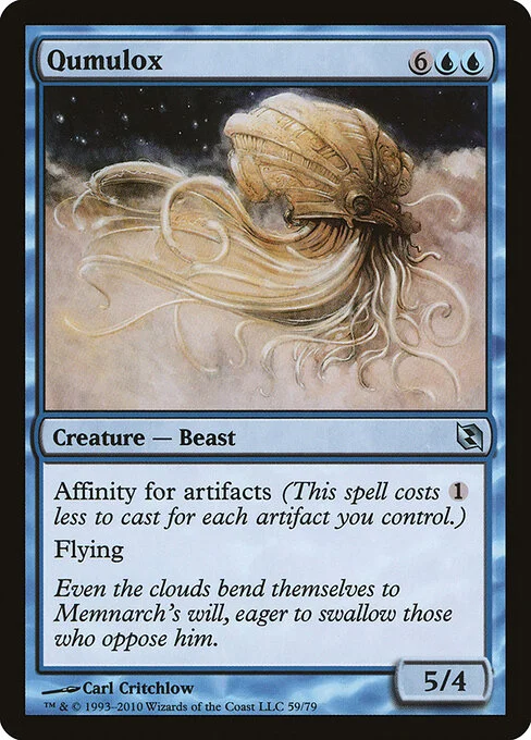 Qumulox, carta Magic di tipo Creature — Beast illustrata da Carl Critchlow