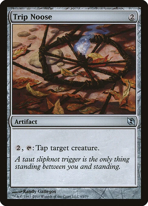 Trip Noose, carta Magic di tipo Artifact illustrata da Randy Gallegos